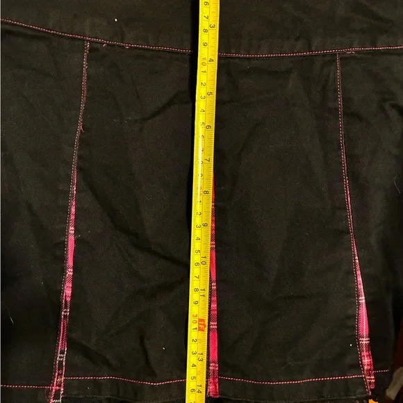 Tripp NYC Black and Pink Checkered Skirt - Picture 3 of 14